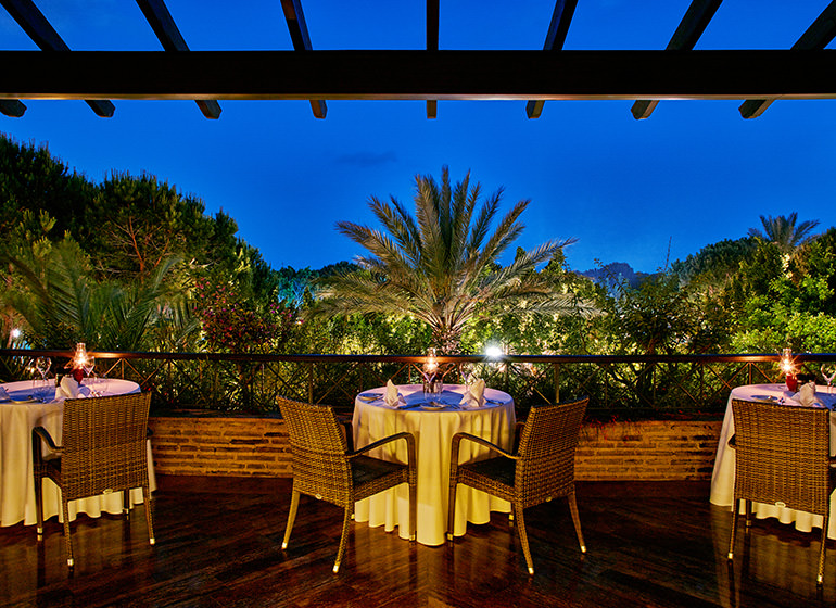 Lancora A La Carte Restaurant Terrace